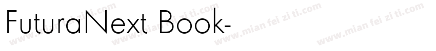 FuturaNext Book字体转换